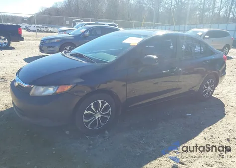 2012 Honda Civic Lx z USA, uszkodzony, nr VIN 2HGFB2F59CH307249